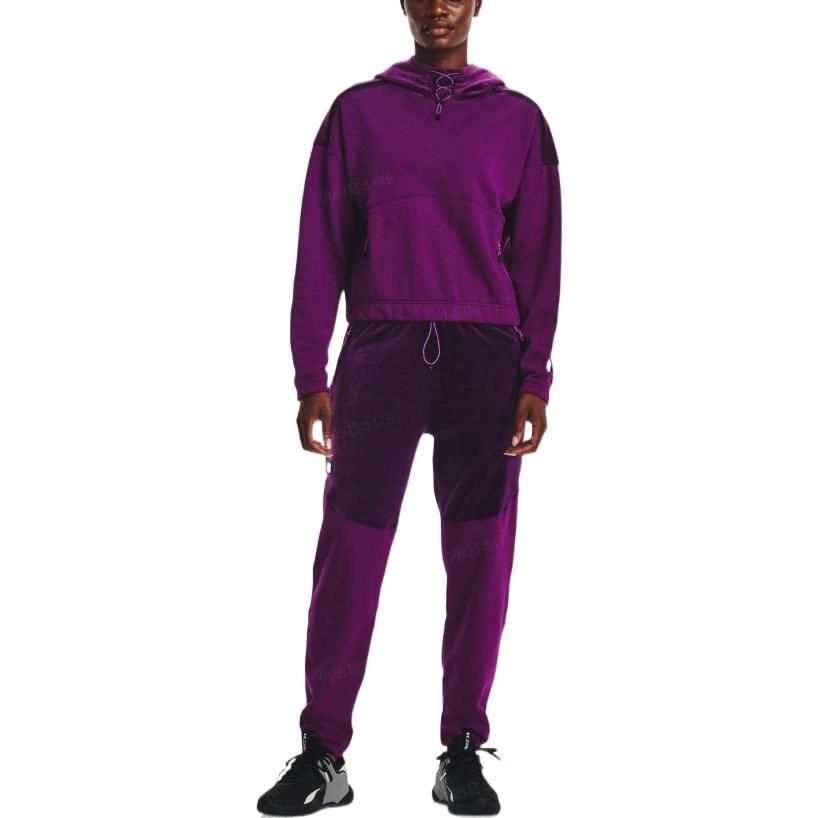 (WMNS) Under Armour Journey Fleece Hoodie 'Purple' 1373975-514 sold by KicksCrew product image thumbnail 3