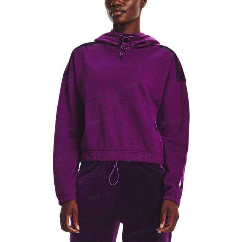(WMNS) Under Armour Journey Fleece Hoodie 'Purple' 1373975-514 sold by KicksCrew product image thumbnail 4