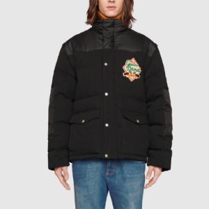 Gucci Down Jacket With Detachable Sleeves 'Black' 641311-Z8AMD-1043 sold by KicksCrew
