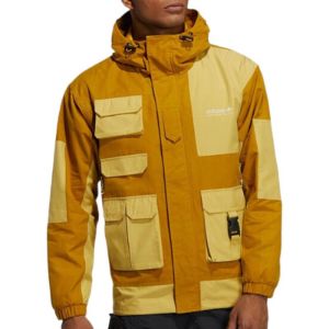 Adidas Adventure Jackets 'Brown Yellow' HC0354 sold by KicksCrew