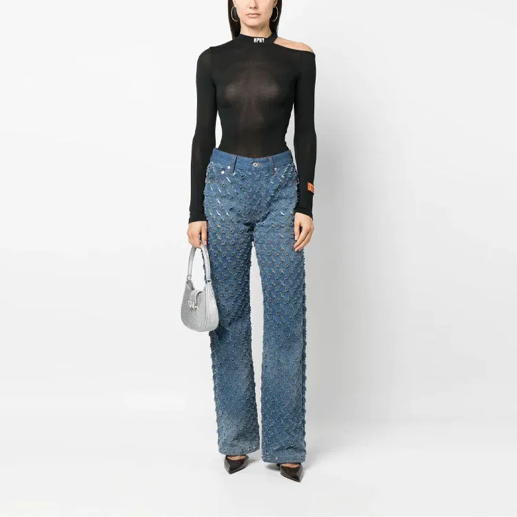 (WMNS) HERON PRESTON SS23 Long Sleeve T-Shirt 'Hpny' HWAD042C99JER0011001 sold by KicksCrew product image thumbnail 2