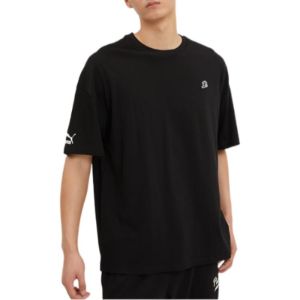 Puma Logo T-Shirt 'Black' 538324-01 sold by KicksCrew