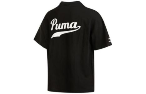 Puma Logo T-Shirt 'Black' 538324-01 sold by KicksCrew