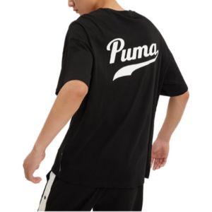 Puma Logo T-Shirt 'Black' 538324-01 sold by KicksCrew