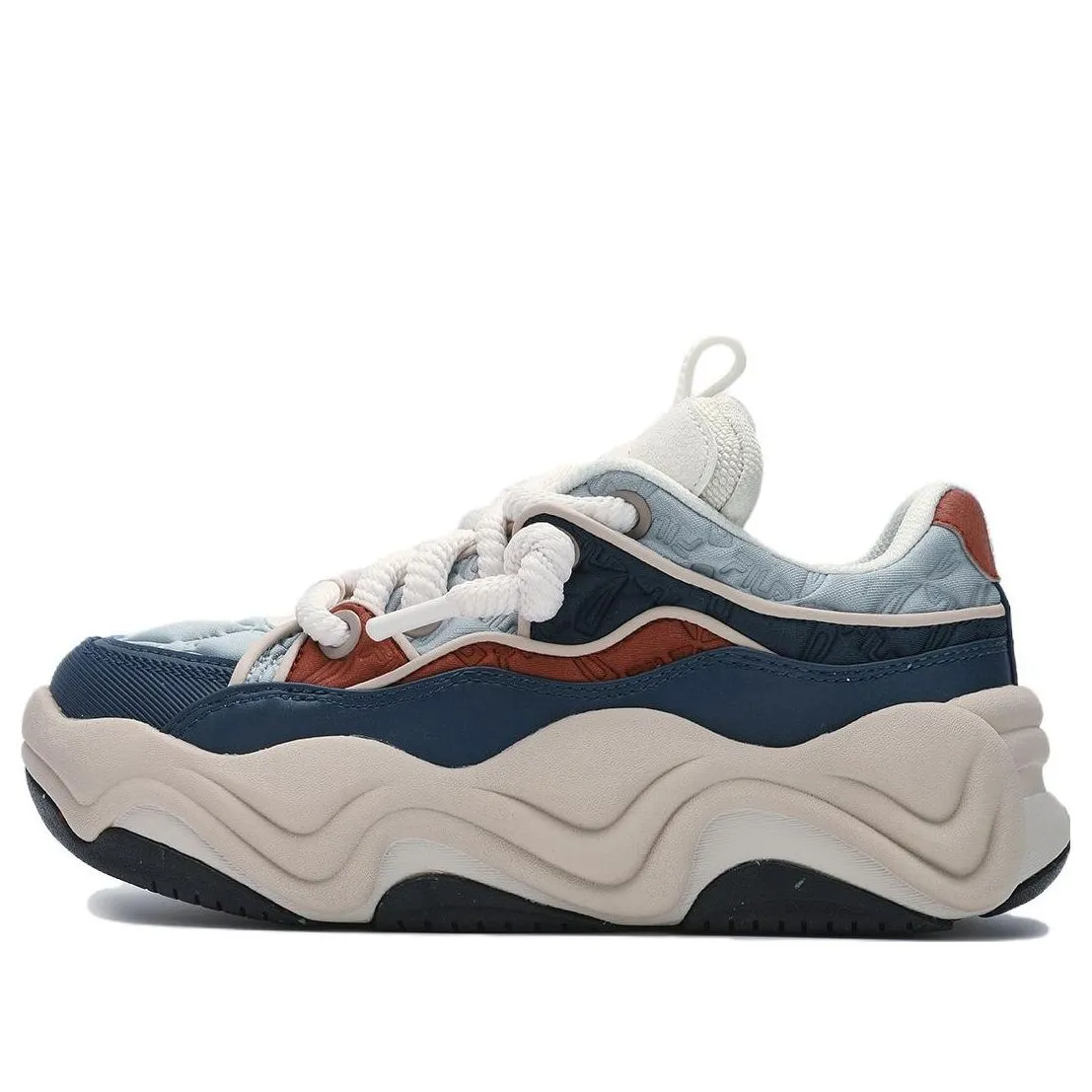 (WMNS) FILA Brook Sneakers 'Blue White' F12W341225FEL sold by KicksCrew