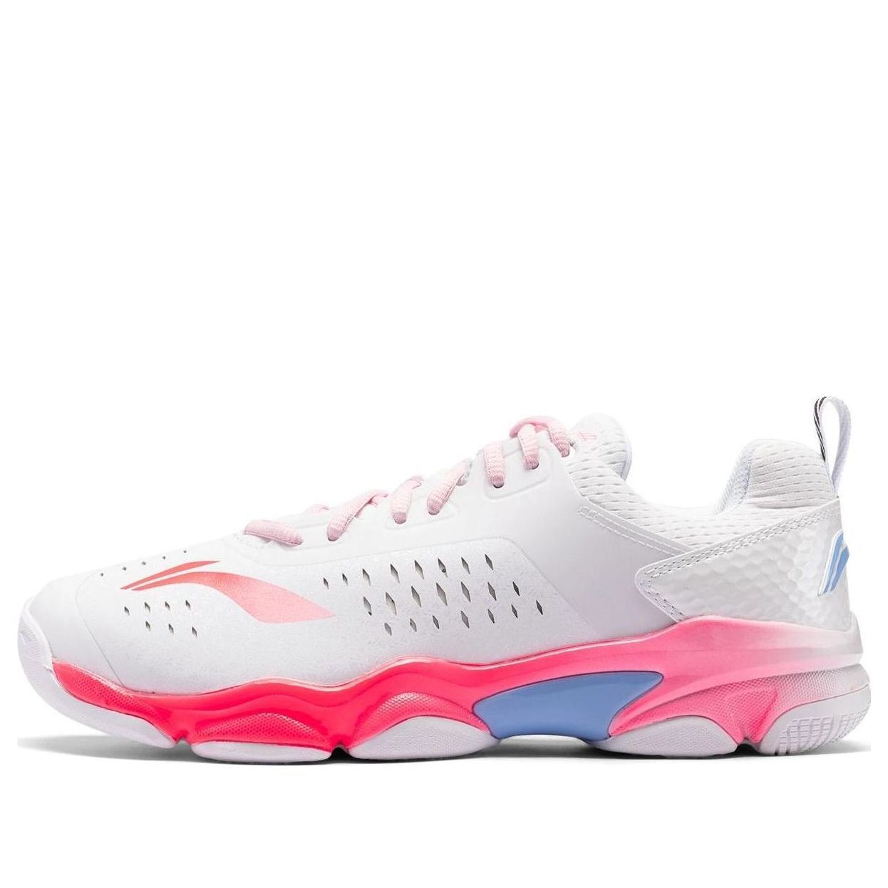 Li-Ning Sonic Boom 'White Pink' AYZU005-2 sold by KicksCrew