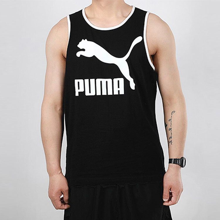 Puma Classics Logo Tank 'Black White' 597456-01 sold by KicksCrew product image thumbnail 2