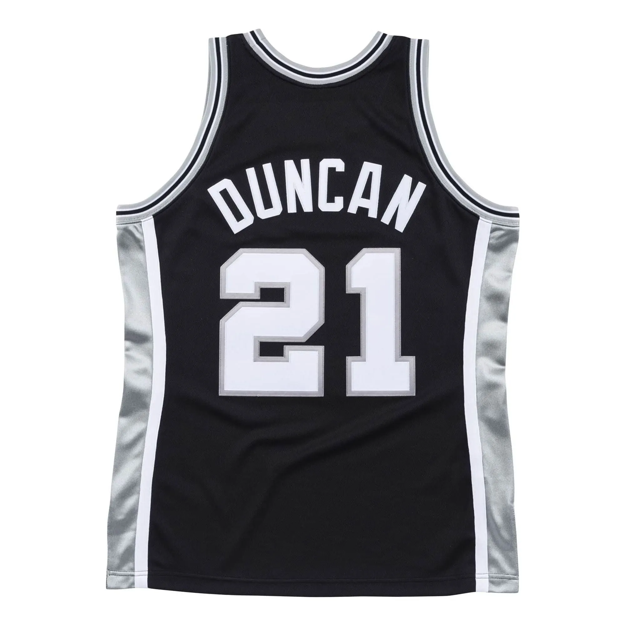 Mitchell & Ness x NBA San Antonio Spurs 2001-02 Jerseys 'Tim Duncan 21' AJY4GS18456-SASBLCK01TDU sold by KicksCrew product image thumbnail 2