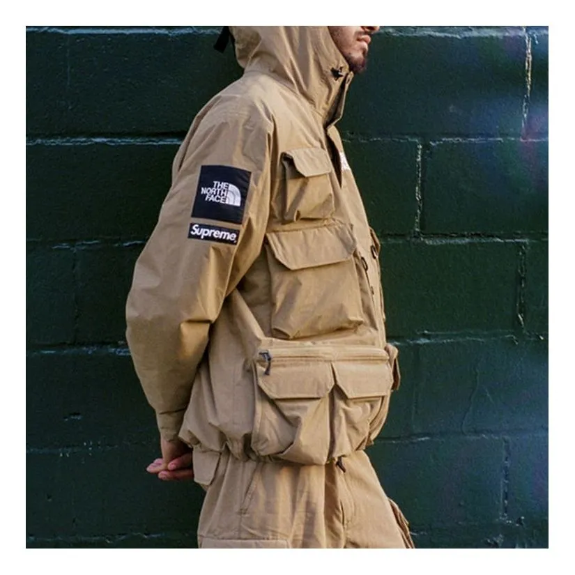 Supreme x The North Face Cargo Jacket 'Tan White Black' SUP-SS20-648 sold by KicksCrew product image thumbnail 4