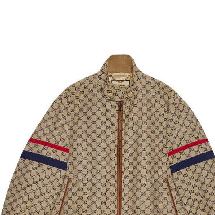 Gucci GG Cotton Canvas Zip Jacket 'Beige Blue' 742835-Z8BJJ-9120 sold by KicksCrew product image thumbnail 5