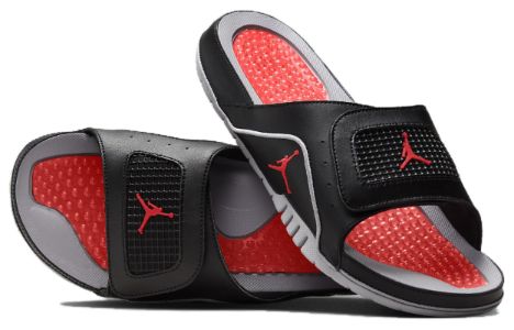 Air Jordan Hydro 4 Retro Slide 'Black Cement' 532225-060 sold by KicksCrew