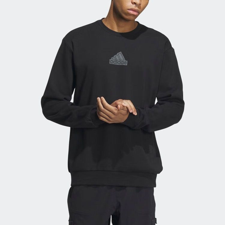 Adidas Logo Long Sleeve 'Black' IP4965 sold by KicksCrew product image thumbnail 2