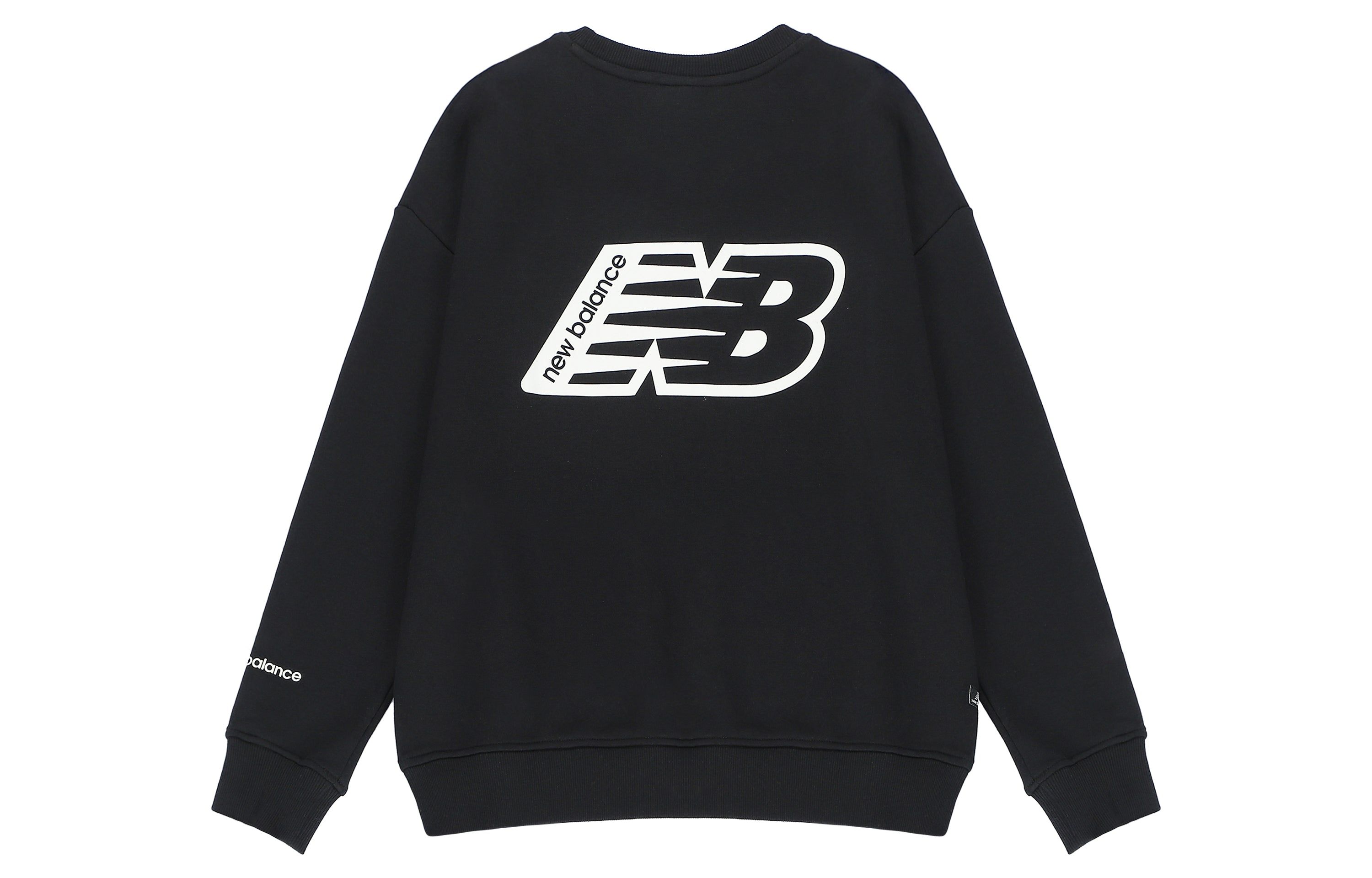 (WMNS) New Balance Essentials Sweatshirt 'Black White' AWT23514-BK sold by KicksCrew product image thumbnail 2