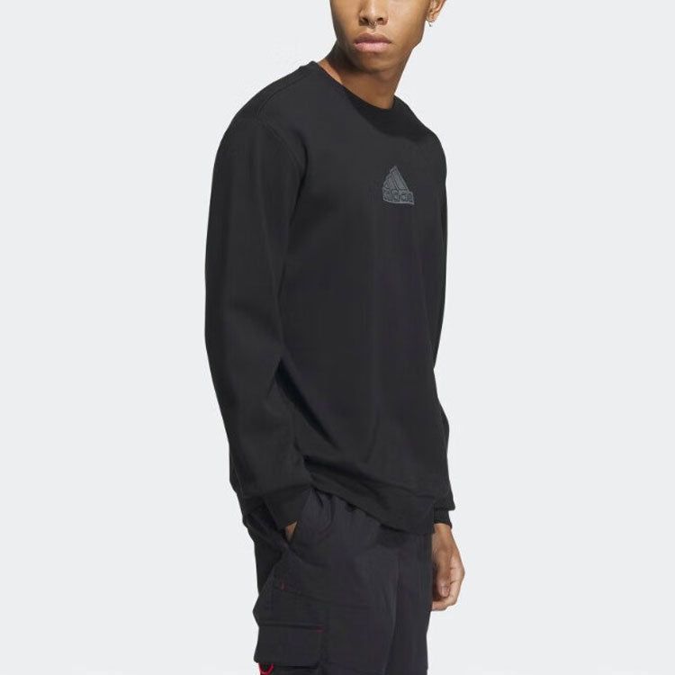 Adidas Logo Long Sleeve 'Black' IP4965 sold by KicksCrew product image thumbnail 4