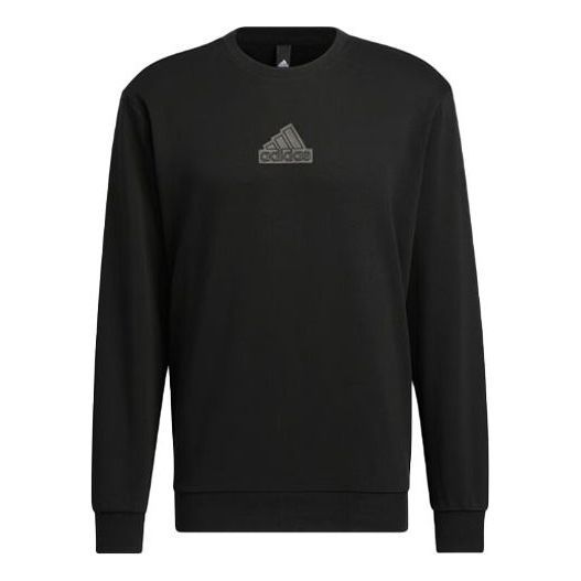 Adidas Logo Long Sleeve 'Black' IP4965 sold by KicksCrew