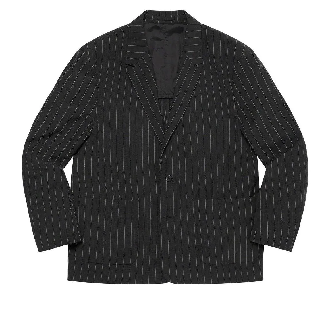Supreme Lightweight Pinstripe Suit 'Black' SUP-SS23-203 sold by KicksCrew