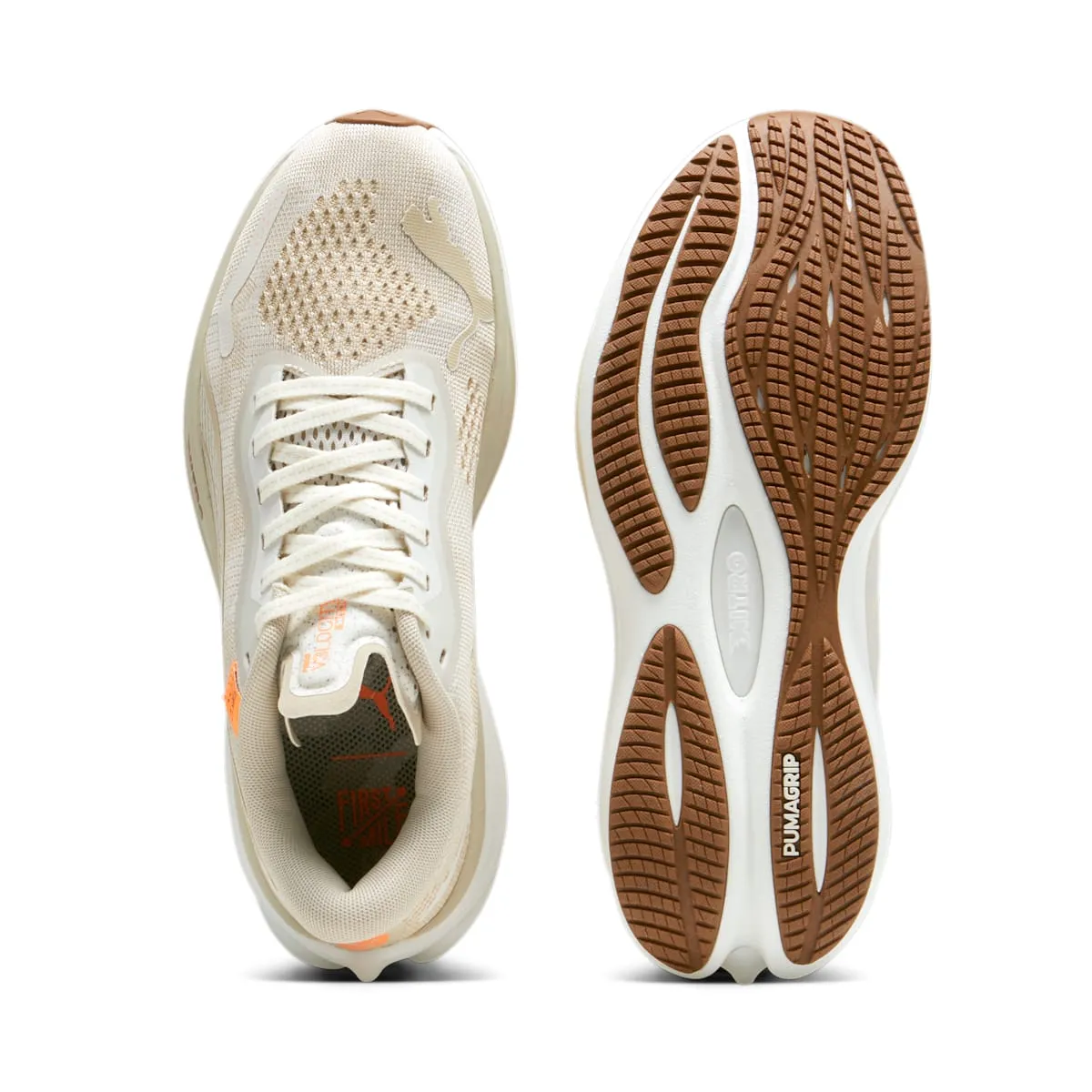 (WMNS) PUMA Velocity Nitro 'Vapor Grey Neon Citrus' 379575-01 sold by KicksCrew product image thumbnail 4