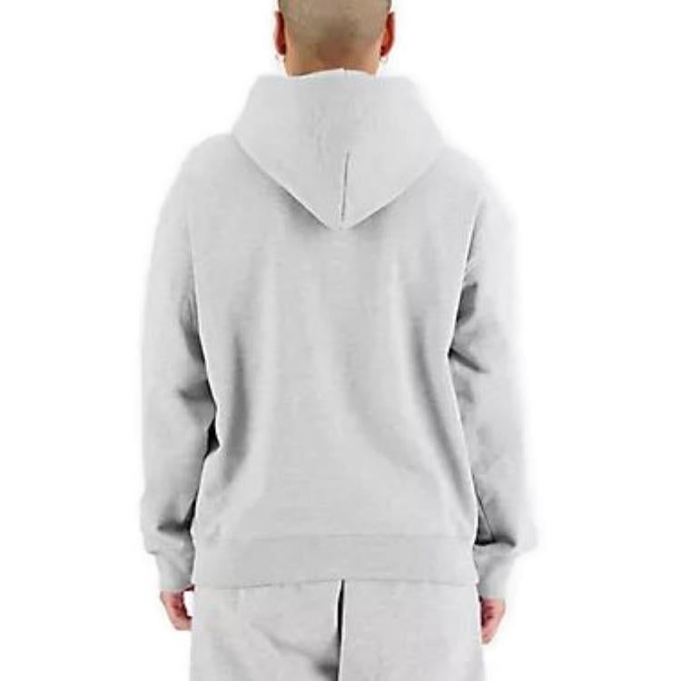 (WMNS) New Balance Athletics Varsity Oversized Fleece Hoodie 'Grey' WT33550-AG sold by KicksCrew product image thumbnail 3