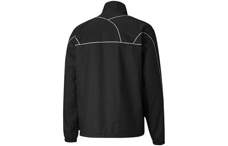 PUMA Sportswear Fit Long Sleeve Brand Logo Running Jacket 'Black' 599338-01 sold by KicksCrew product image thumbnail 2