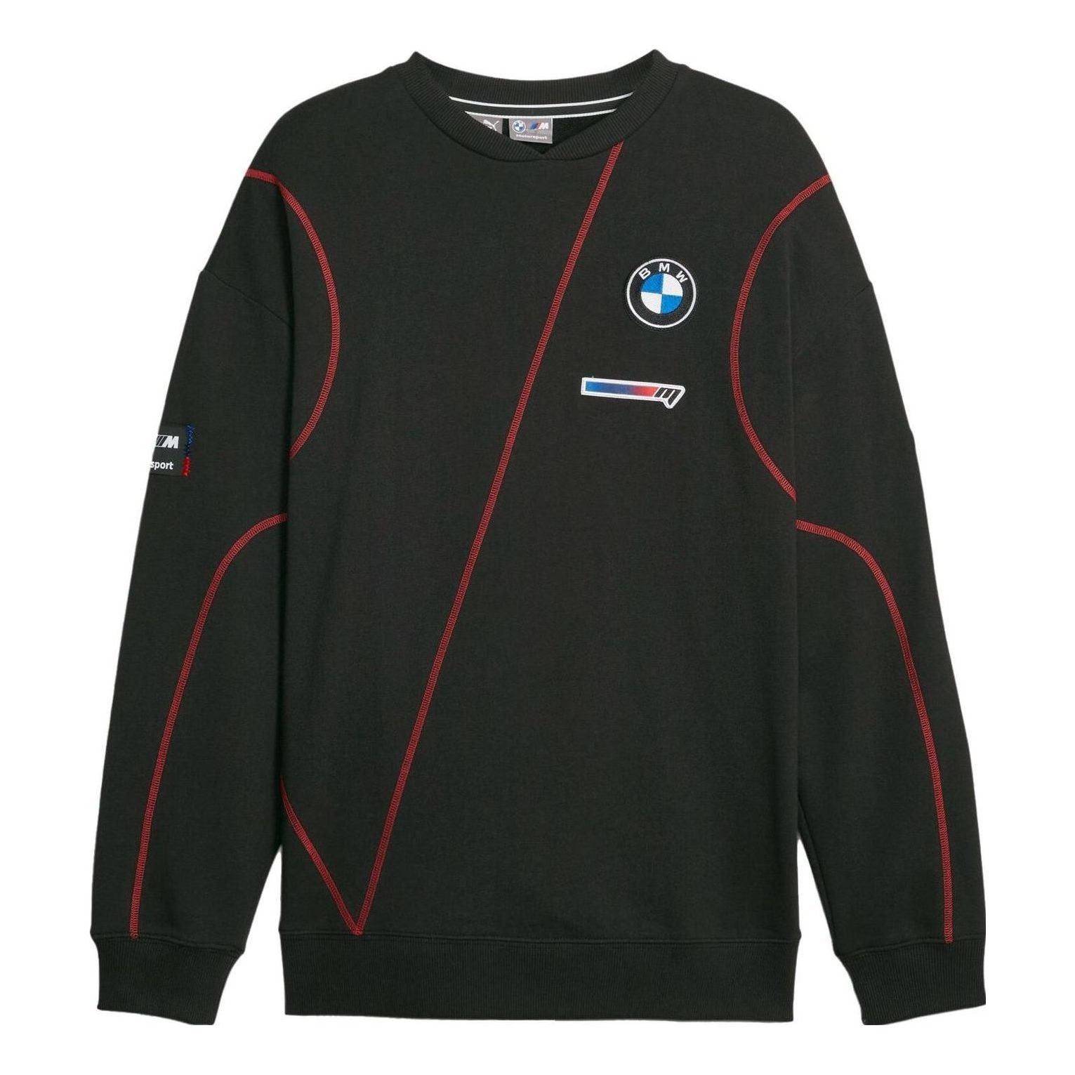 Puma x BMW M Motorsport Garage Crew Sweatshirt 'Black' 621027-01 sold by KicksCrew