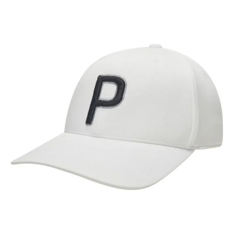 Puma P 110 Snapback Cap 'White Black' 02253704 sold by KicksCrew