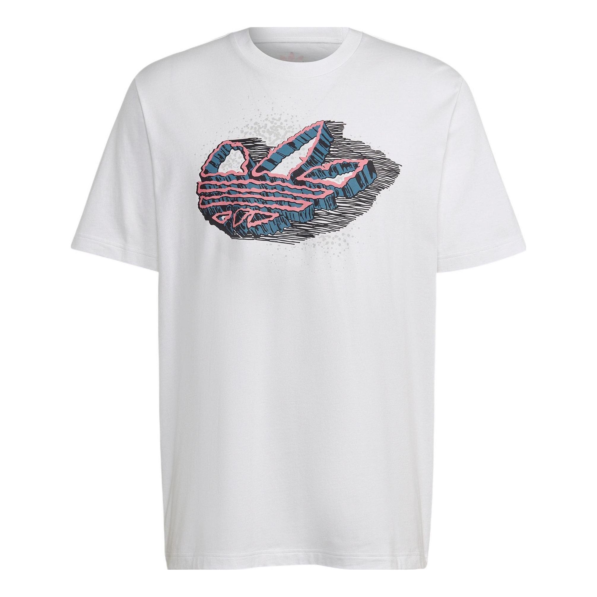 adidas originals Rekive Speed Trefoil Graphic T-shirt 'White' HK7334 sold by KicksCrew