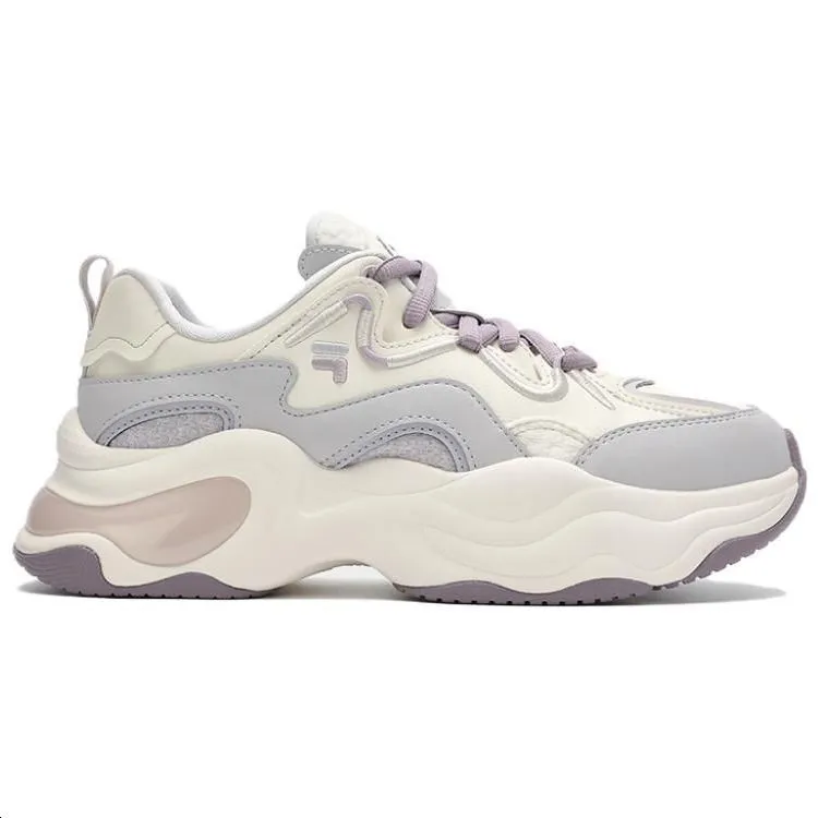 (WMNS) FILA FUSION BUBBLE Platform Sneakers 'White Grey Purple' T12W341301_FGN sold by KicksCrew product image thumbnail 2