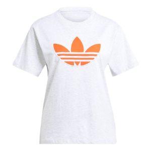 (WMNS) adidas originals Pearl Trefoil Logo T-Shirt 'White' IL2424 sold by KicksCrew