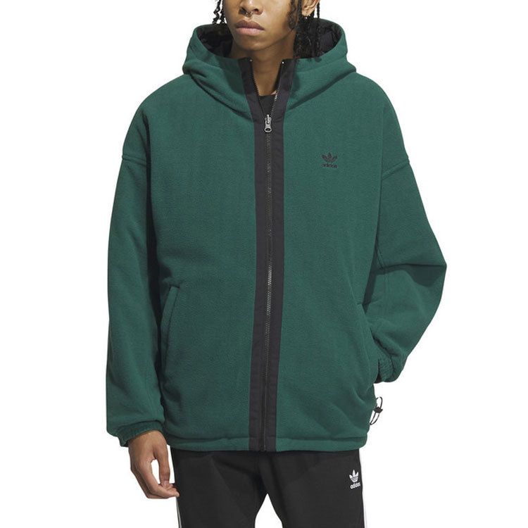 adidas Originals Reversible Down Jackets 'Black Green' IU4785 sold by KicksCrew product image thumbnail 4
