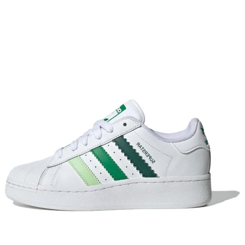 (WMNS) adidas Superstar XLG 'White Collegiate Green' IF9121 sold by KicksCrew
