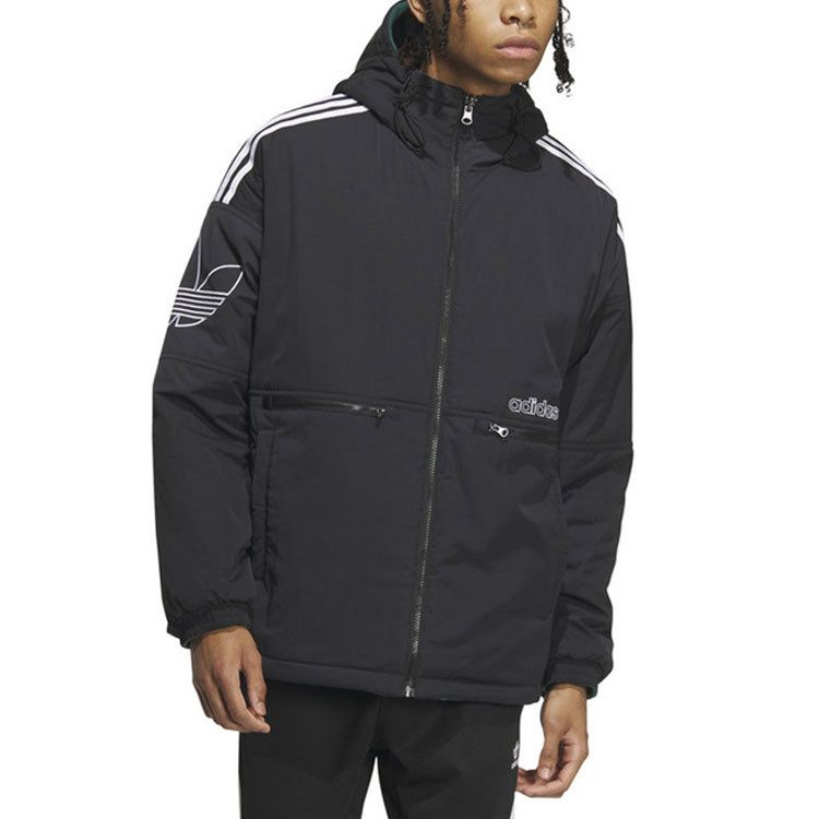 adidas Originals Reversible Down Jackets 'Black Green' IU4785 sold by KicksCrew product image thumbnail 2