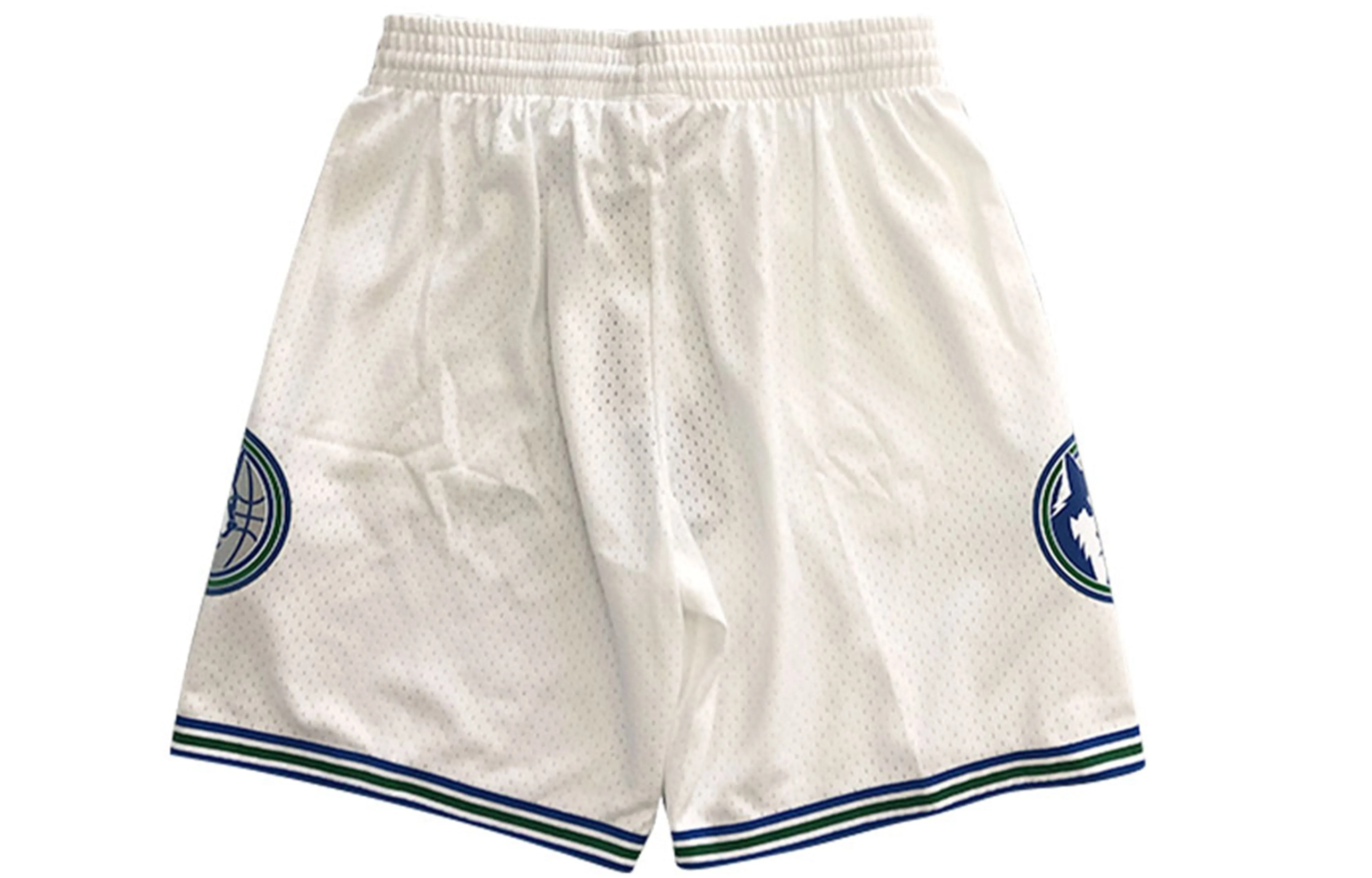Mitchell & Ness NBA Swingman Shorts Minnesota Timberwolves 1995-96 'White' SMSHSB19045-MTIWHIT95 sold by KicksCrew product image thumbnail 2