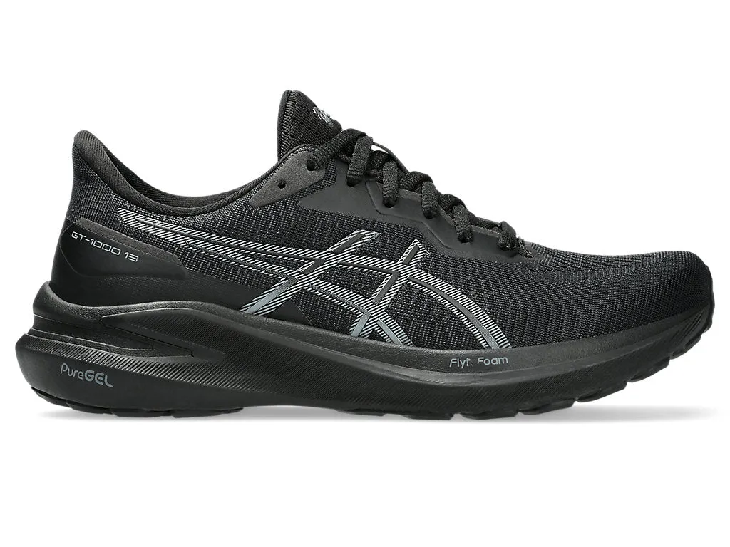 (WMNS) ASICS GT-1000 13 Sneakers 'Black Steel Grey' 1012B663-004 sold by KicksCrew product image thumbnail 2