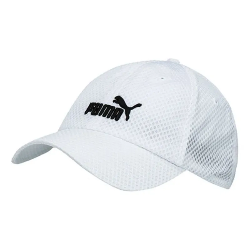 Puma Training Mesh Baseball Cap 'White Black' 021286-07 sold by KicksCrew