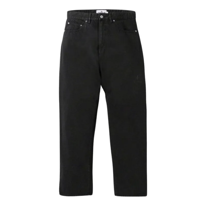 Supreme x STONE ISLAND FW23 Week10 5-Pocket Jean Pants 'Black' SUP-FW23-167 sold by KicksCrew