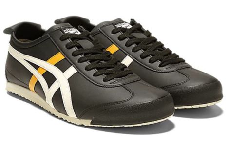 Onitsuka Tiger MEXICO 66 Shoes 'Black White Yellow' 1183C080-001 sold by KicksCrew
