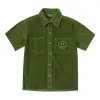 Drew House Corduroy Shirt 'Olive Green' DR-FW20-200 sold by KicksCrew