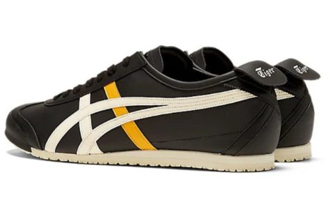 Onitsuka Tiger MEXICO 66 Shoes 'Black White Yellow' 1183C080-001 sold by KicksCrew