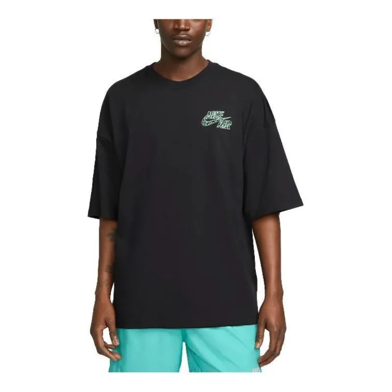 Nike Sportswear Swoosh T-Shirt 'Black' FB9817-010 sold by KicksCrew