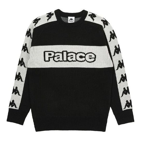 Palace X Kappa FW21 Knit Sweater 'Black' P21KPKW002 sold by KicksCrew