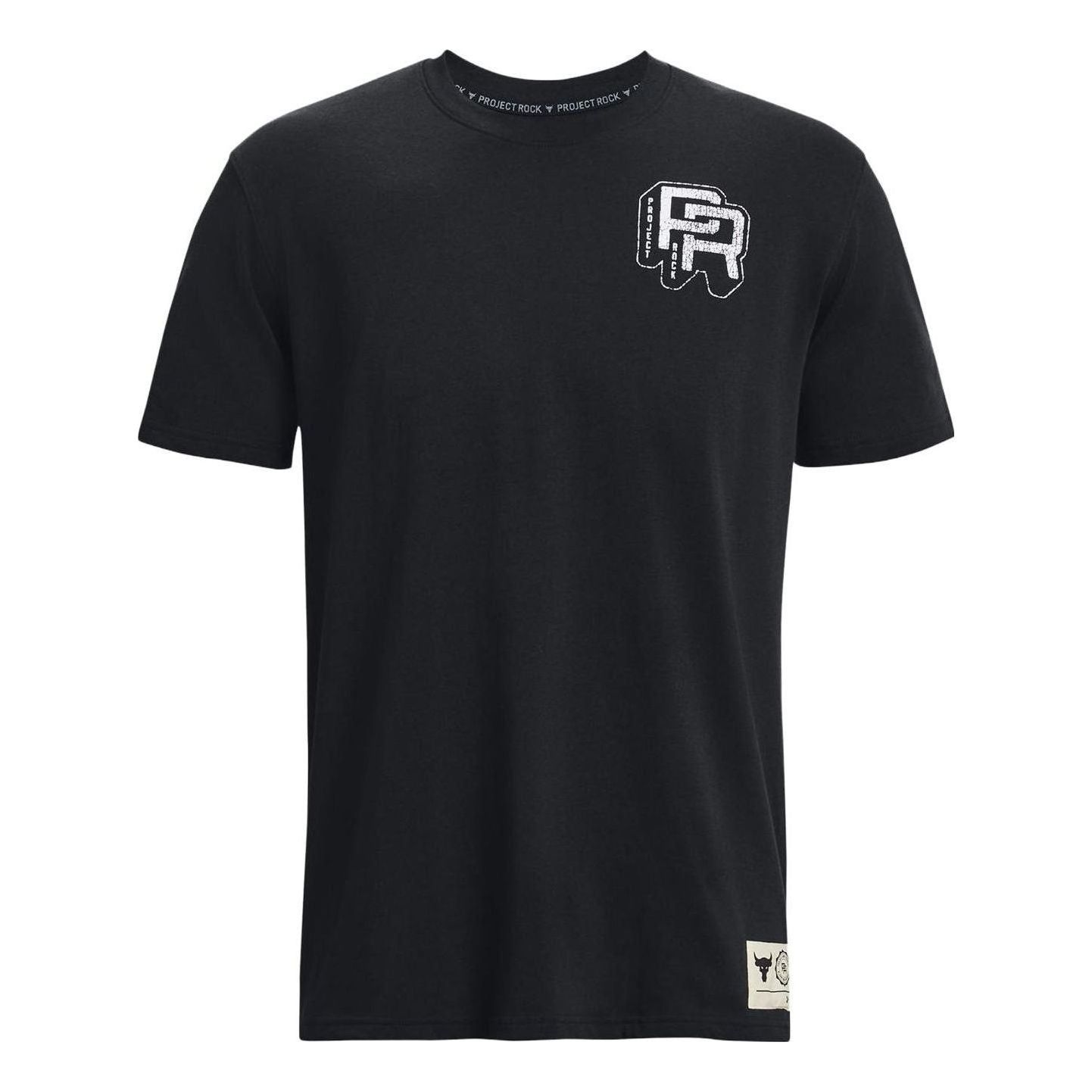 Under Armour Project Rock Training Heavyweight Short Sleeve T-shirt 'Black' 1379114-001 sold by KicksCrew