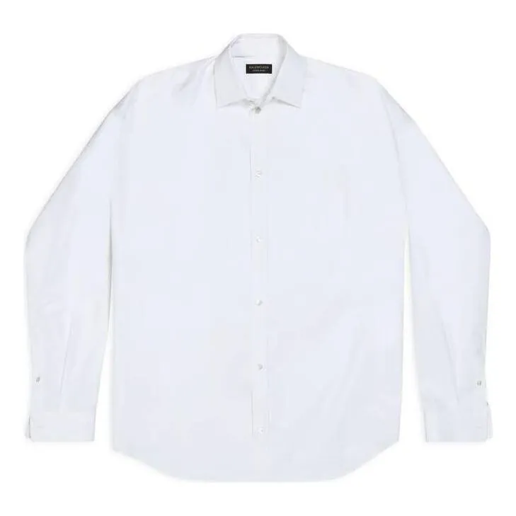 Balenciaga Cocoon Shirt 'White' 725367TYB189000 sold by KicksCrew