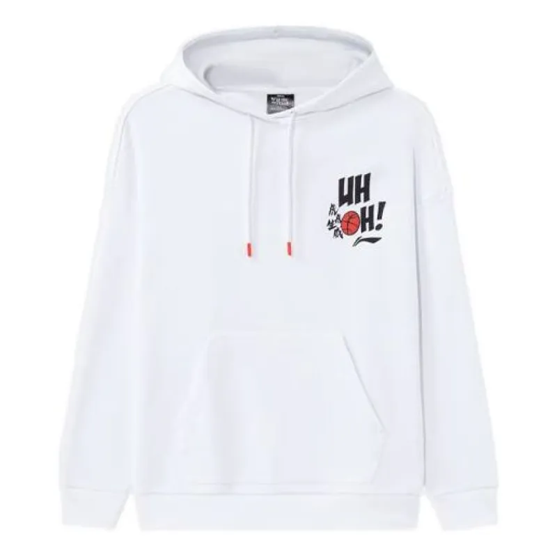 Li-Ning x Disney Graphic Hoodie 'White' AWDRH39-1 sold by KicksCrew