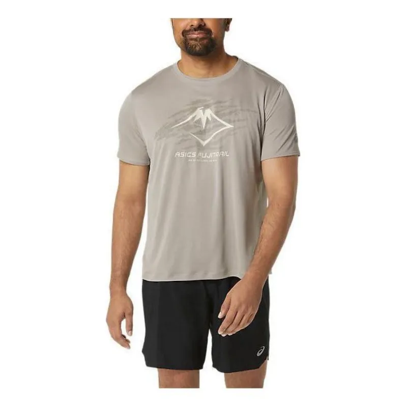 Asics Fujitrail Logo T-Shirt 'Grey' 2011C981-250 sold by KicksCrew