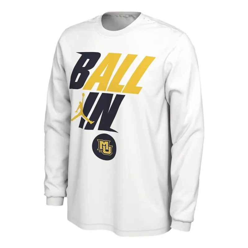 Air Jordan College T-Shirt 'Marquette' 00038483X-MJ2 sold by KicksCrew