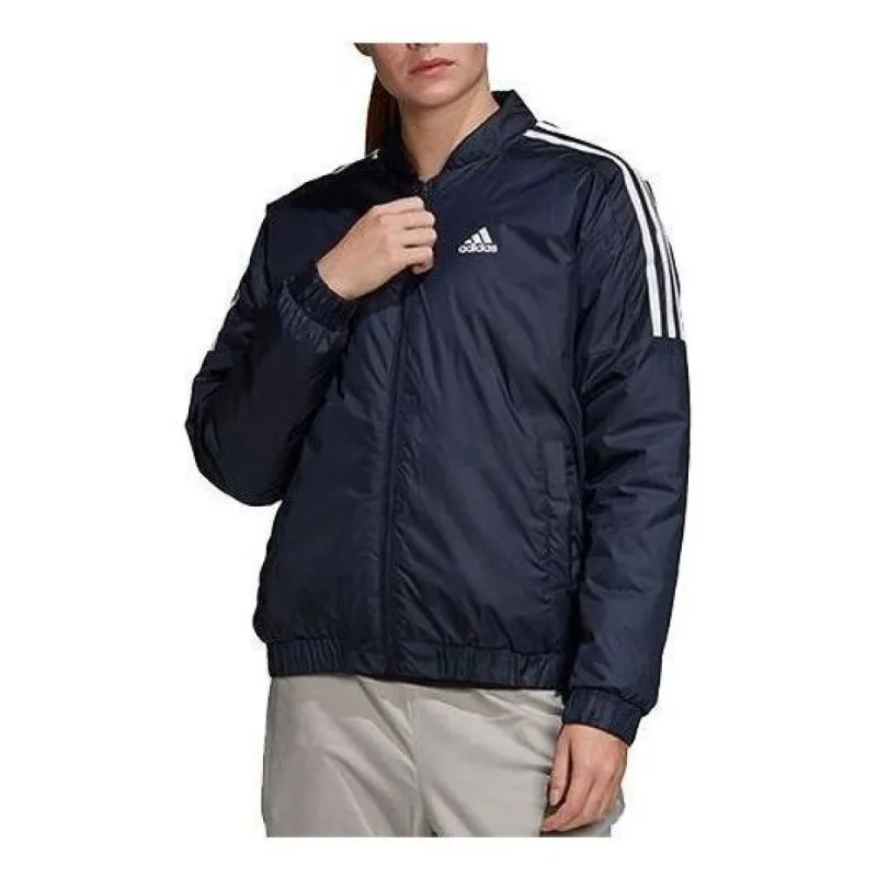 (WMNS) adidas Essentials Insulated Bomber Jacket 'Dark Navy' GH4581 sold by KicksCrew
