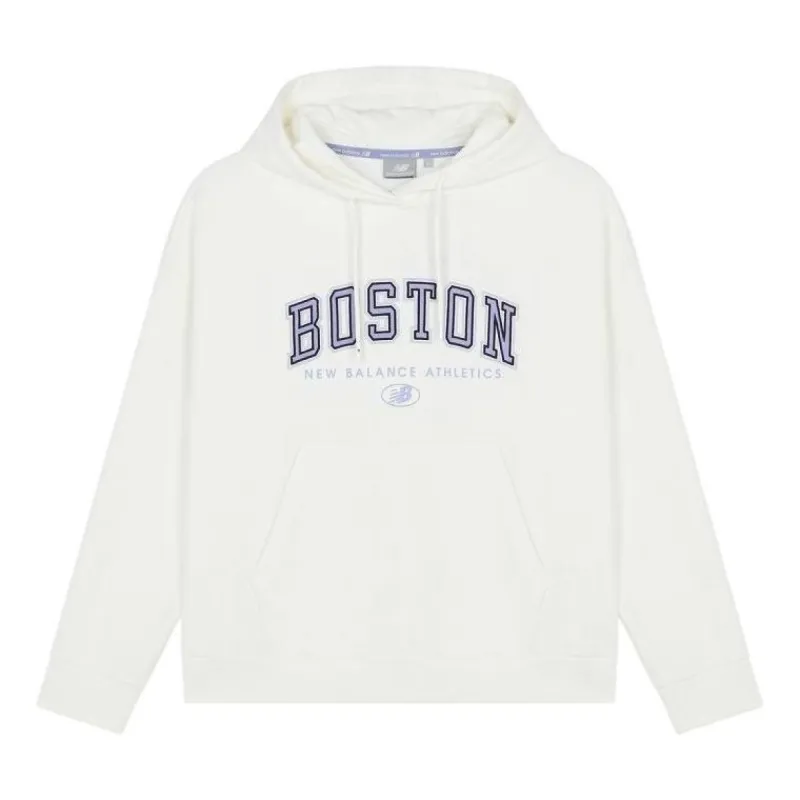 (WMNS) New Balance Sport Hoodie 'White' 5CC17162-IV sold by KicksCrew