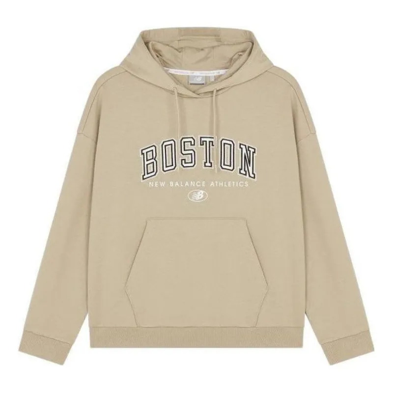 (WMNS) New Balance Sport Hoodie 'Beige' 5CC17162-BEI sold by KicksCrew