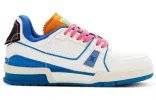 LOUIS VUITTON Trainers 'White Pink Blue for Saint-Tropez' 1A9DCE sold by KicksCrew