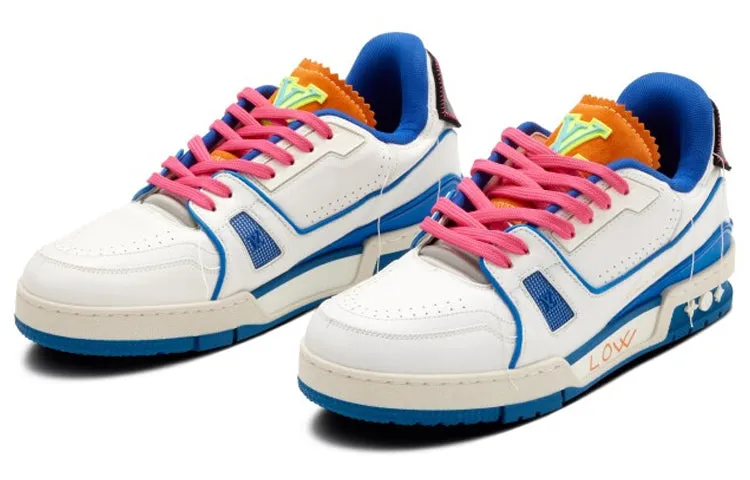 LOUIS VUITTON Trainers 'White Pink Blue for Saint-Tropez' 1A9DCE sold by KicksCrew product image thumbnail 3